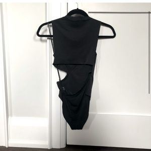 Urban outfitters black body suit with cut outs x-small